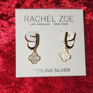 Rachel Zoe Gold✨️ and Silver Clover Earrings/ NWT / Stunning Earrings ✨️